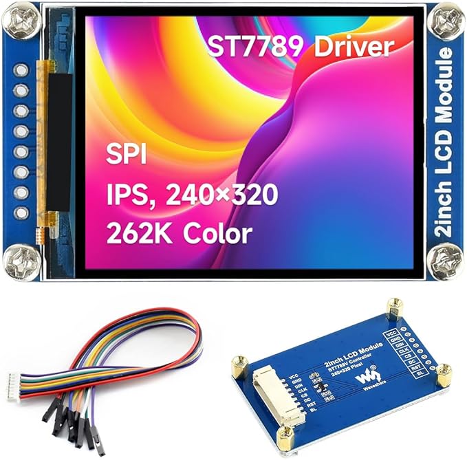 Waveshare 2inch LCD Display Module, Compatible by Waveshare