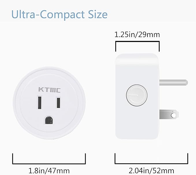 KTMC Smart Plug 4 Pack, Alexa & Google Home Compatible, No Hub Required - Image 7
