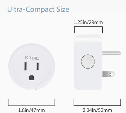 KTMC Smart Plug 4 Pack, Alexa & Google Home Compatible, No Hub Required - Image 7
