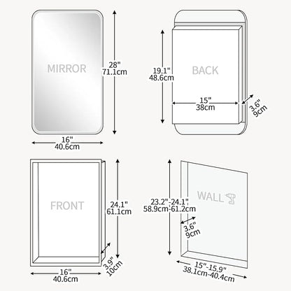Rectangle Medicine Cabinet - Image 2