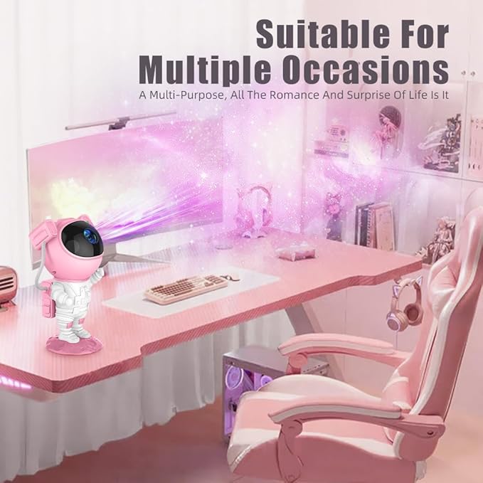 AceGamer Astronaut Galaxy Projector Night Light - Image 5