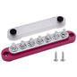 7 x M6 Studs Power Distribution Block Bus Bar 12V, Ampper 5.9" HD 150A Marine by Ampper