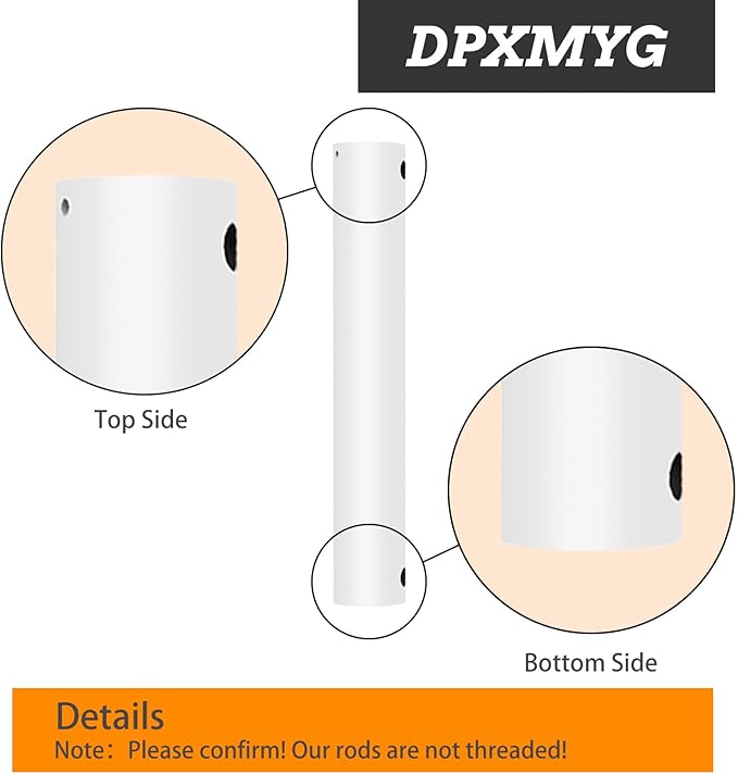 DPXMYG 12 inch Ceiling Fan Downrod - Image 3