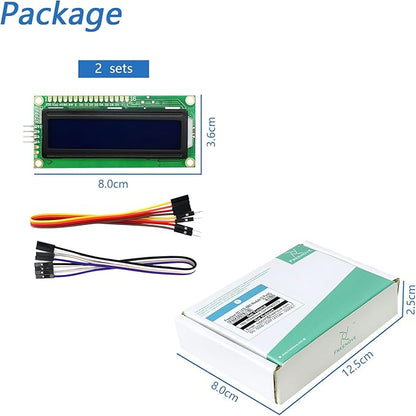 FREENOVE I2C IIC LCD 1602 Module, New Type TWI Serial 16x2 Display, Compatible - Image 6