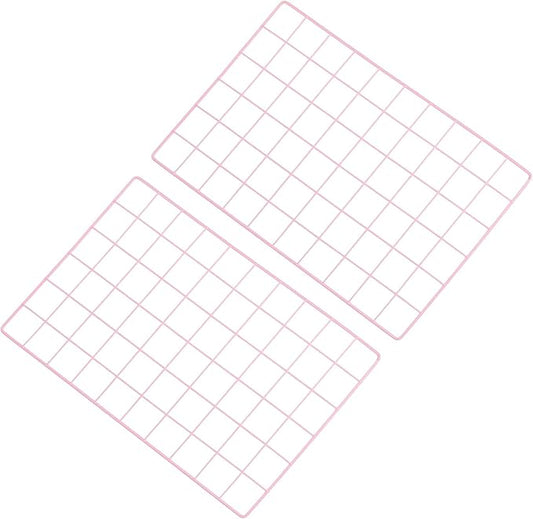 PATIKIL 12"x20" Wire Grid Panel, 2 Pack Board Photo Pictures Memo Display Grid by PATIKIL