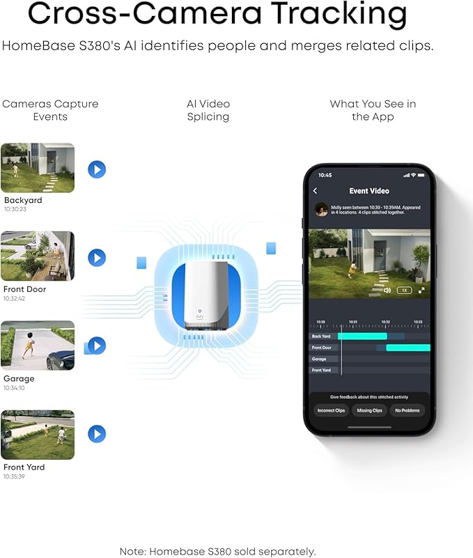 eufy SoloCam E42, 4K Security Camera Wireless Outdoor, Solar Powered, AI Motion - Image 5