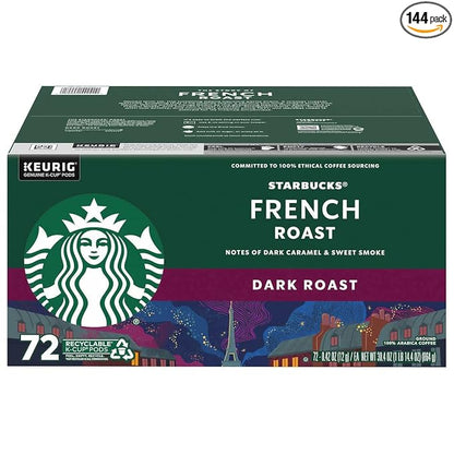 Starbucks French Roast K-Cups for Keurig, Dark Roast by StarbucksCoffee