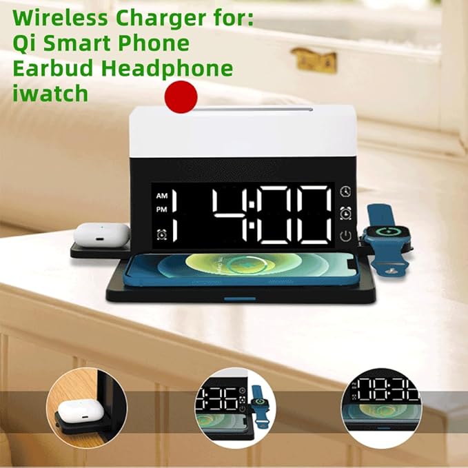 IHAO 6in1 Smart Alarm Clock - Image 3