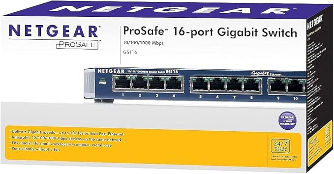 NETGEAR 16-Port Gigabit Ethernet Unmanaged Switch - Image 5