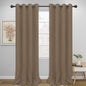 Easy-Going Blackout Curtains for Bedroom, Solid Thermal Insulated Grommet and by Easy-Going