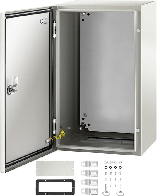 VEVOR NEMA Steel Enclosure, IP66 Waterproof & Dustproof, Outdoor/Indoor by VEVOR