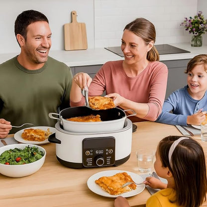 8.5 Quart Large Capacity Multi Cooker, Programmable Electric Pot - Image 7