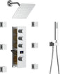 KATAIS Digital Tempreature Display Full Body Shower System Wall Mounted 8 Inch by KATAIS