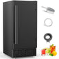 Commercial Ice Maker Machine 120 LBS/24H, 60 LBS Cold Preservation Bin by Velieta-SpecialistinFridge