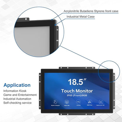 GreenTouch 1000 Nits High Brightness Industrial 18.5 Inch Open Frame Capacitive - Image 5