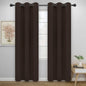 Easy-Going Blackout Curtains for Bedroom, Solid Thermal Insulated Grommet and by Easy-Going