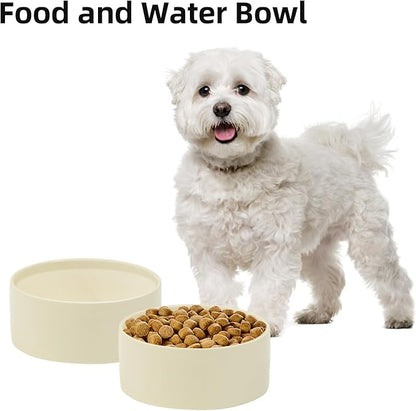 Ceramic 6.1inch Dog Bowls for Small and Medium Breed Dog Dish Pet Food and - Image 5