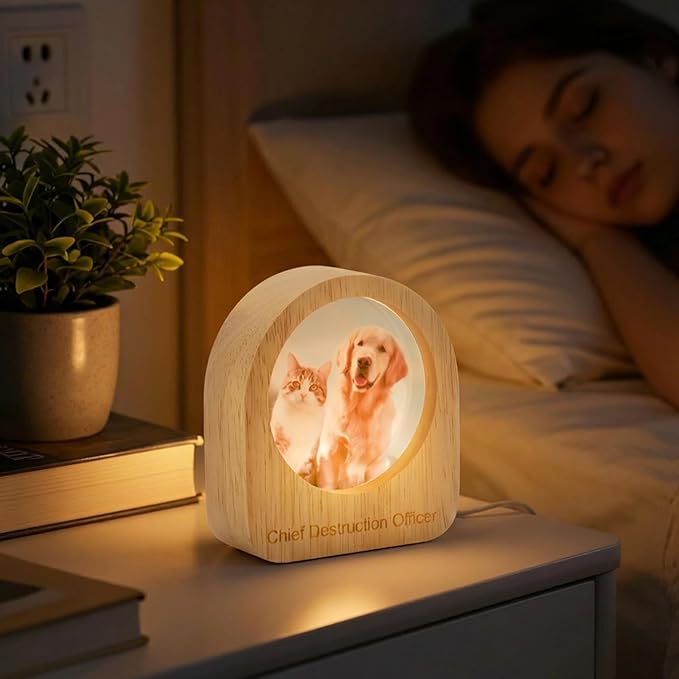Yijhpbc Custom 3D Crystal Photo Night Light Personalized Photo Crystal Ball - Image 7