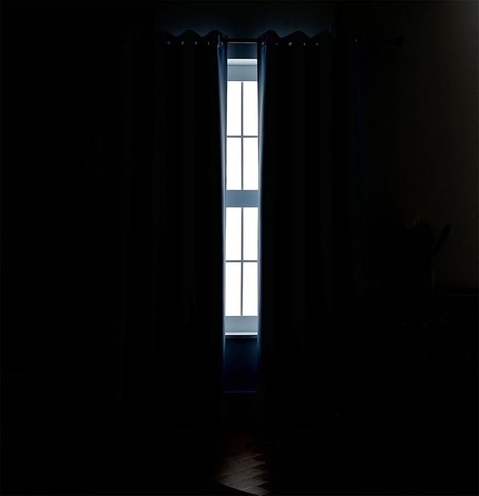 MIUCO Room Darkening Soild Grommet Blackout Curtains Panels - Image 3
