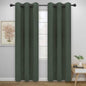 Easy-Going Blackout Curtains for Bedroom, Solid Thermal Insulated Grommet and by Easy-Going