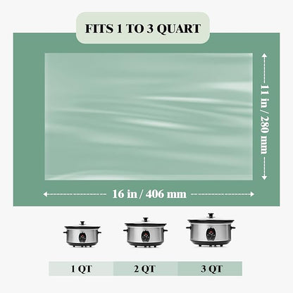 Slow Cooker Liners, 40 Cooking Bags, Medium Disposable Pot Liner Plastic Bags - Image 5