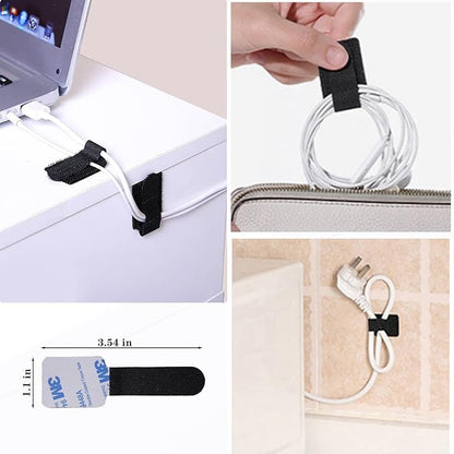 N NOROCME 192 PCS Cable Management Kit 4 Wire Organizer Sleeve, 11 Cable Holder - Image 6