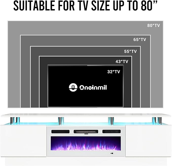 oneinmil Fireplace TV Stand - Image 8