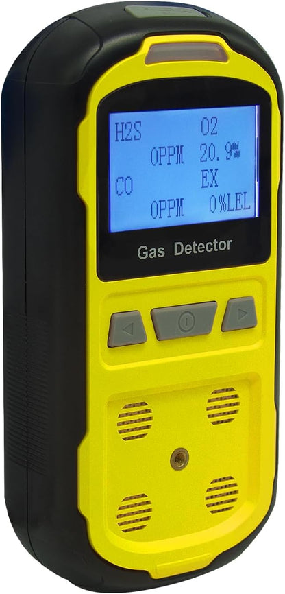 Upgraded 4 Gas Monitor Multi Gas Detector, Yfwsrecinoe Gas Leak Detector by Unknown