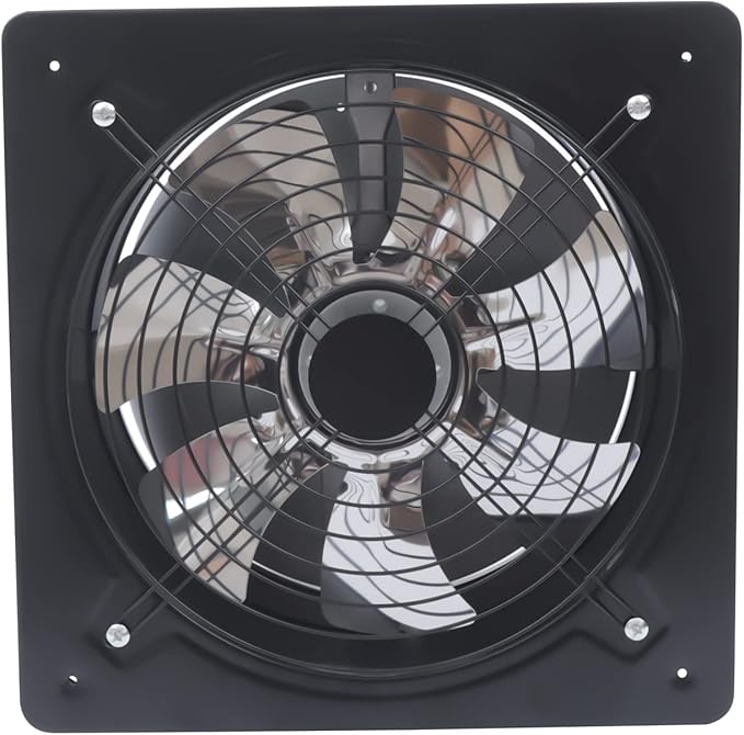 XUFOPLY 12 Inch Exhaust Fan, 110V 125W Wall Mounted Vent Fans 2800RPM Kitchen by GoodLucky