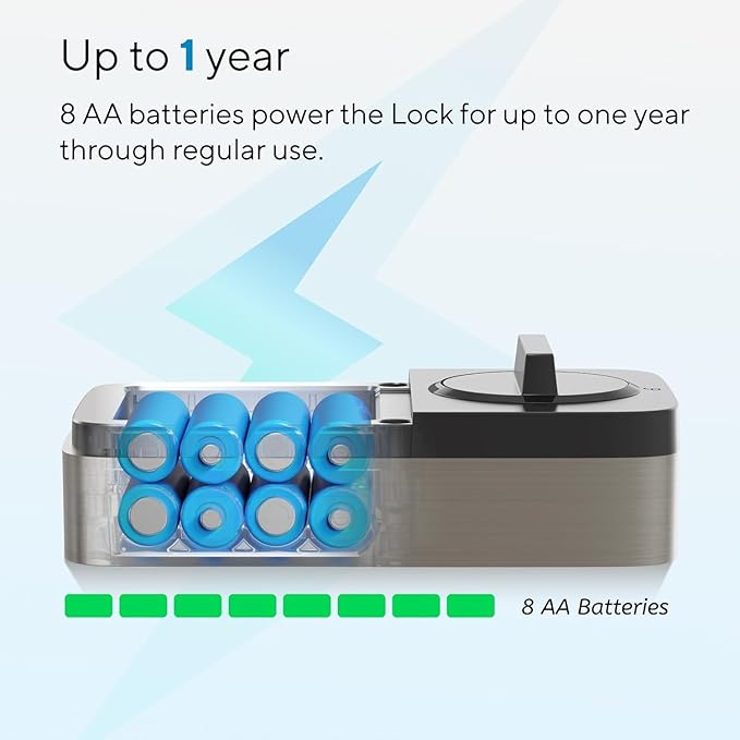 ULTRALOQ 2025 Upgrade Bolt NFC Smart Door Lock, Built-in WiFi Deadbolt 6-in-1 - Image 9