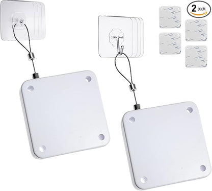 Rierdge 800g Set of 2 Punch-Free Automatic Sensor Door Closer by Rierdge
