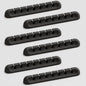 Apromisith USB Cable Organizer Clips Cord Holder, 6 Packs Black Self Adhesive by Apromisith