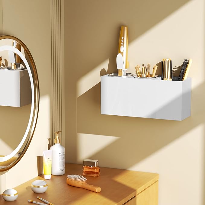 NIUBEE Wall Mount Hair Styling Tool Organizer - Image 4