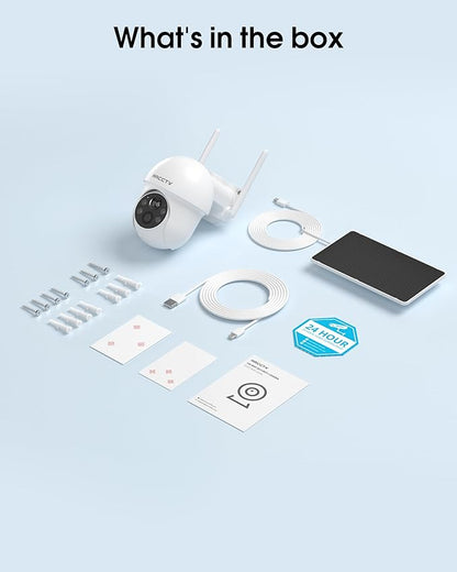 Solar Security Cameras Wireless Outdoor, 4MP 360° View Battery Powered Outdoor - Image 8