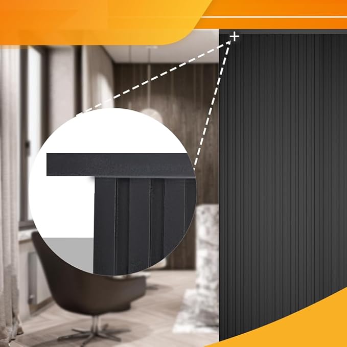 OUZUGIE 8-Pack 57 Inches, WPC Slat Wall Panel Trim, Corner Guard - Image 4