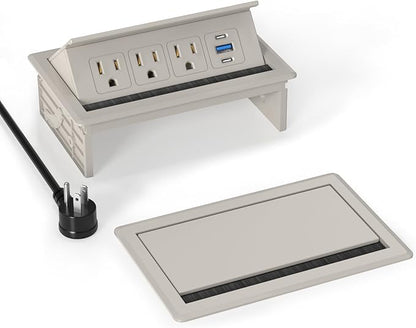 Recessed Conference Table Power Hub by VILONG