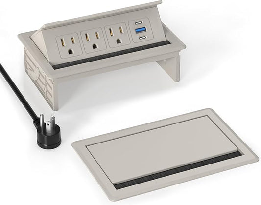 Recessed Conference Table Power Hub by VILONG