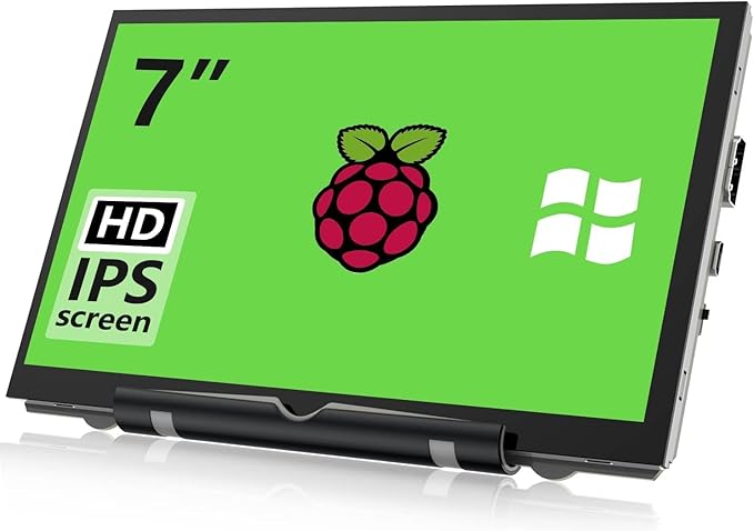 HAMTYSAN Raspberry Pi Screen, 7 Inch Portable Monitor External Display 800x480 by HAMTYSAN