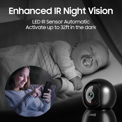 2K Security Camera Indoor, 2.4G & 5G WiFi Pet Camera - Image 4