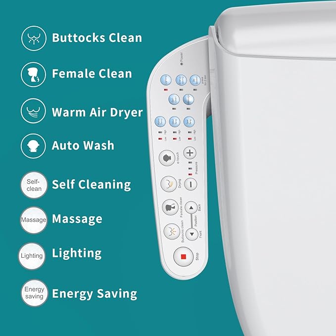 KERDE 08 Smart Electric Bidet Toilet Seat - Image 2