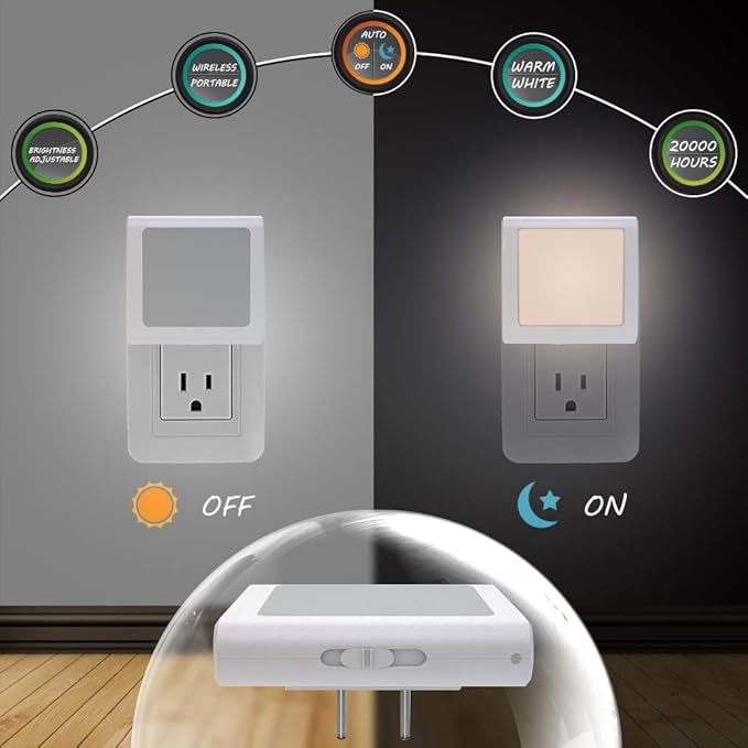 MAZ-TEK Plug in Dimmable Led Night Light - Image 3