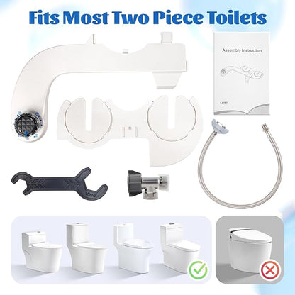 Bidet Attachment for Toilet Seat, Self-Cleaning Sprayer, Dual Nozzle Bidet - Image 7