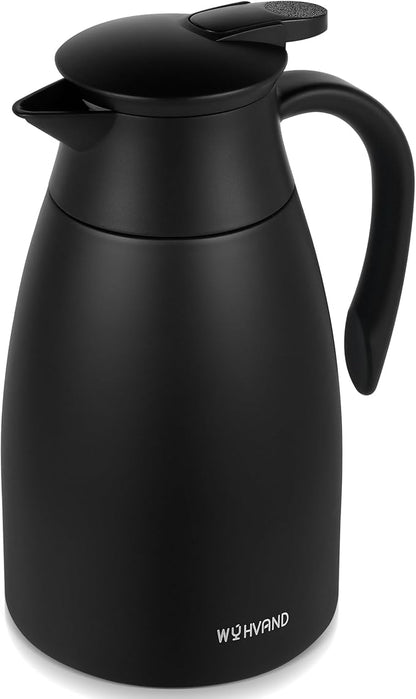 51 Oz Thermal Coffee Carafe, Stainless Steel Insulated Vacuum coffee crafts to by WYHVAND