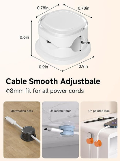 Magnetic Cable Clips, Adjustable Cord Holder Management, Adhesive Wire Keeper - Image 3