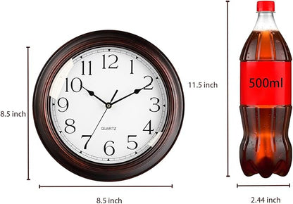 KECYET Wall Clocks Battery Operated Silent Non-Ticking Wall Clock 8.5 Inch - Image 4