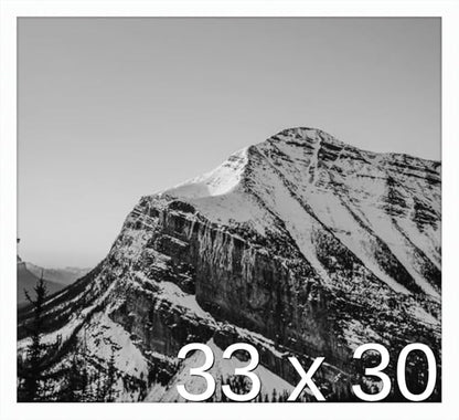 Frame It Easy 33 x 30 White Wood Frame by FrameItEasy