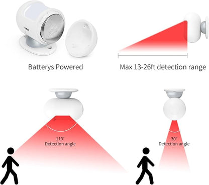 Wireless Motion Sensor Doorbell, Motion Detector Alarm Indoor, Door Chime - Image 3