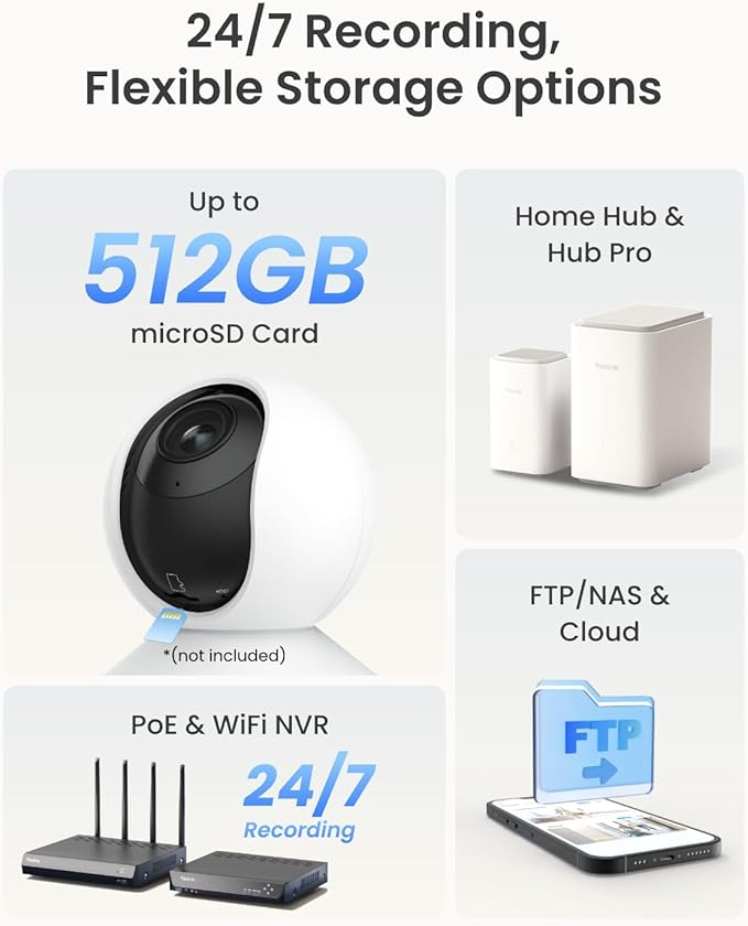 REOLINK Smart 4K UHD Pan & Tilt Dual-Band Wi-Fi 6 Indoor Security Camera - Image 8