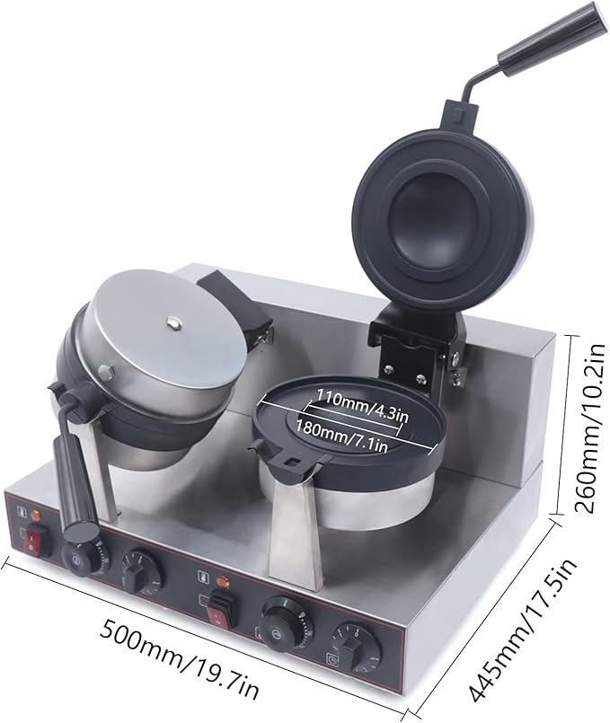 1500W Electric Burger Toaster Electric Panini Indoor Grill - Image 3
