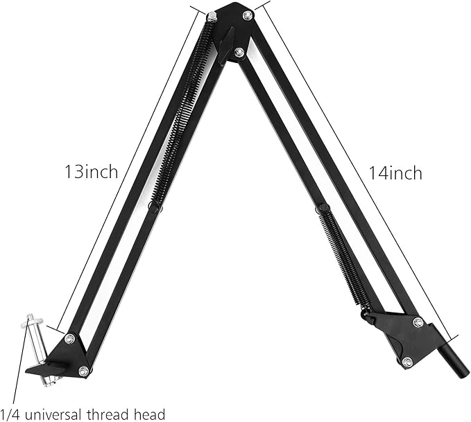 Overhead Video Stand Phone Holder Articulating Arm Phone Mount Table Top - Image 3
